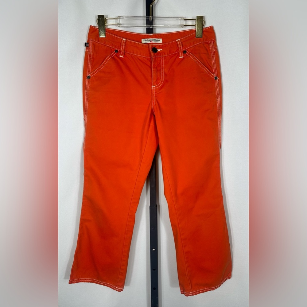 Vintage Orange Ralph Lauren Polo Jeans Company Crop Pants -Women’s Size 4